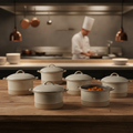 Stoneware Cocottes 568ml for Oven to Table Use (Pack of 6)