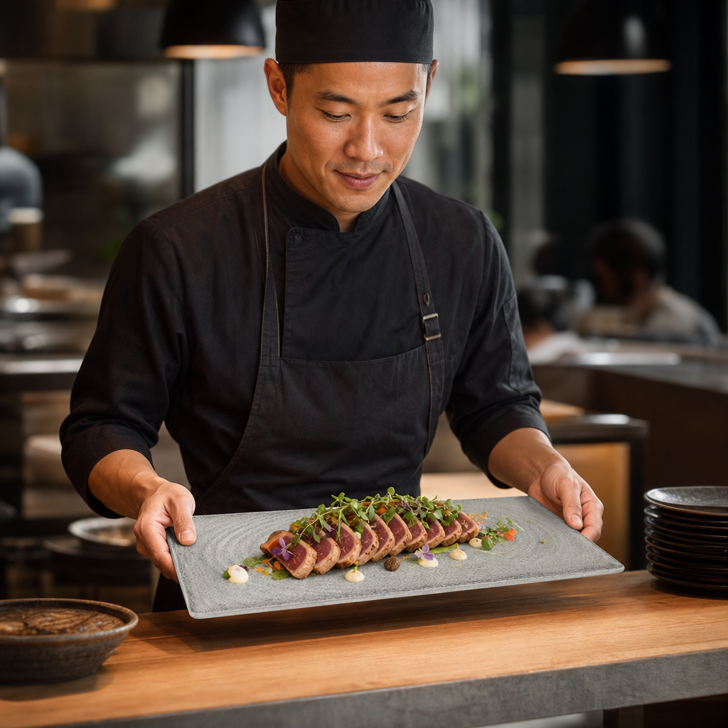 Gastronome Platter 530mm Melamine for Casual Dining