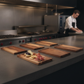 Wood Serving Board 410 x 165mm for Buffets & Table Service (Pack of 4)