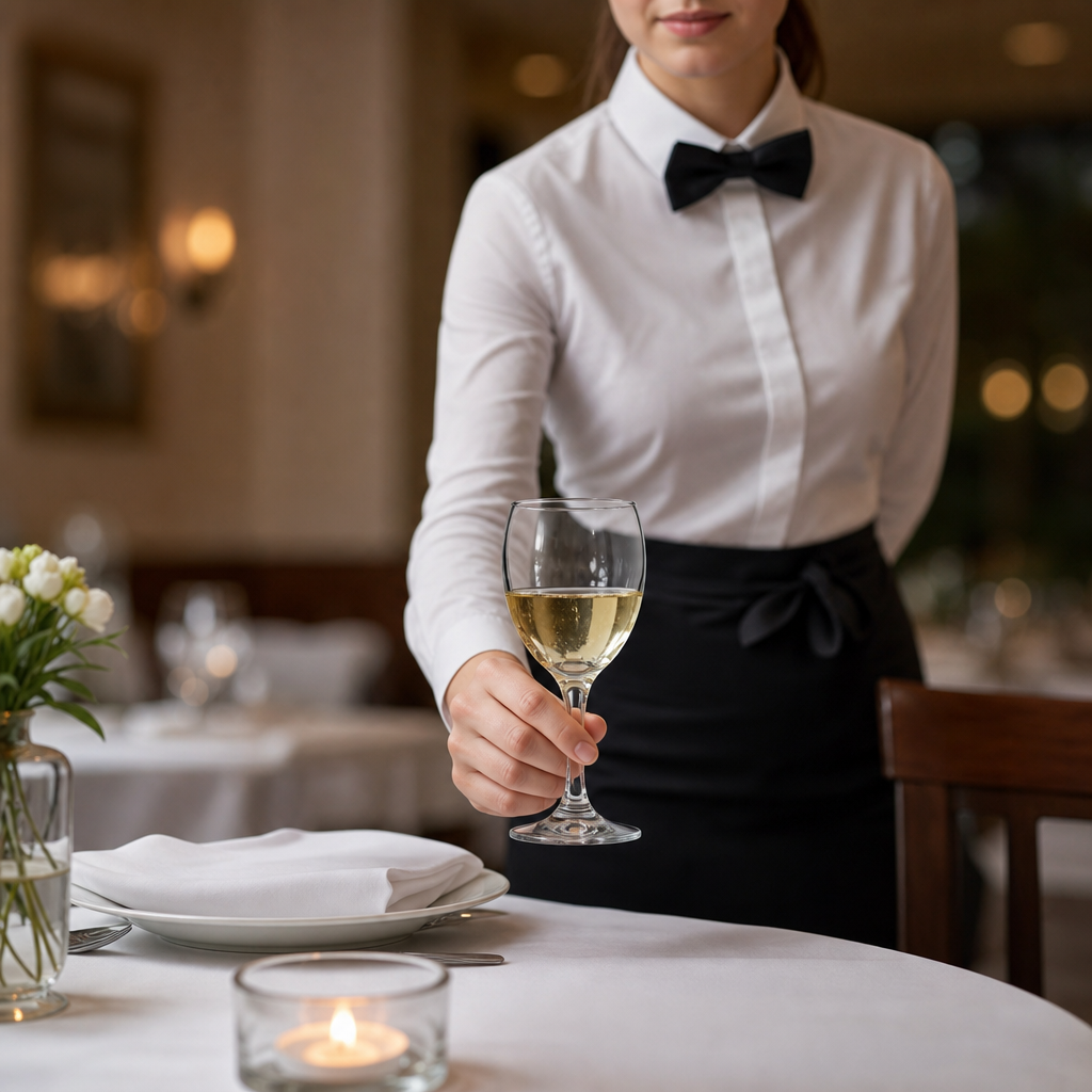 Clear Glass White Wine Glass 200ml for Bars & Restaurants (Pack of 12)
