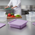 Polyethylene Square Food Storage Container Lid for Food Prep