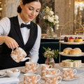 Bone China Copper Cups 85ml for Afternoon Tea (Pack of 6)