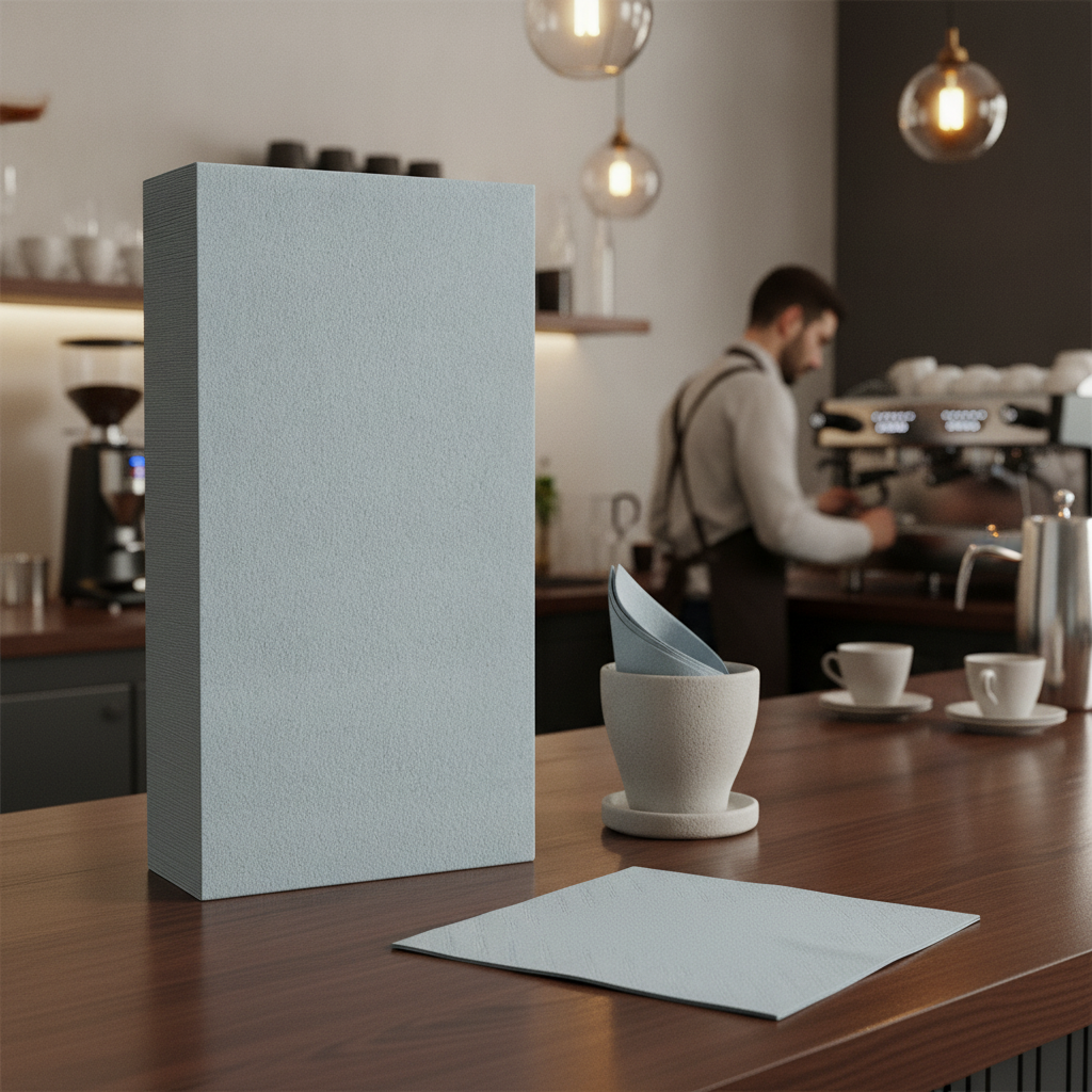 Recyclable Paper Dinner Napkins 40x40cm for Bars & Cafés (Pack of 2000)