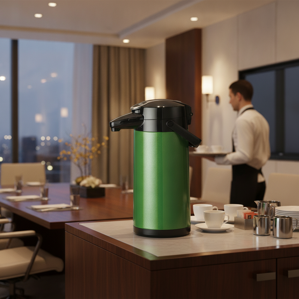 Stainless Steel Airpot 2.2L for Meeting Rooms & Conferences