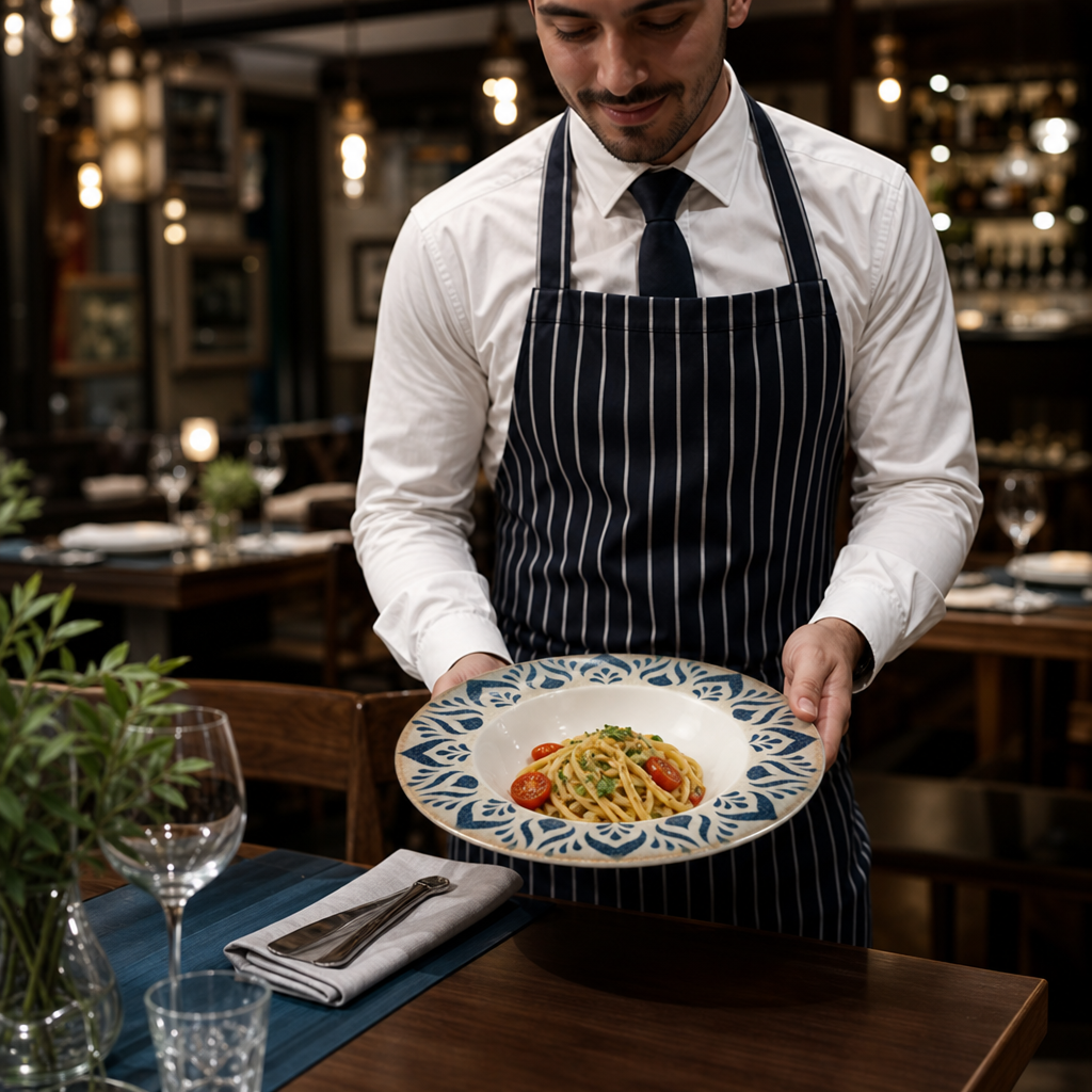 Pasta Bowls 265mm Porcelain for Restaurants & Catering (Pack of 6)