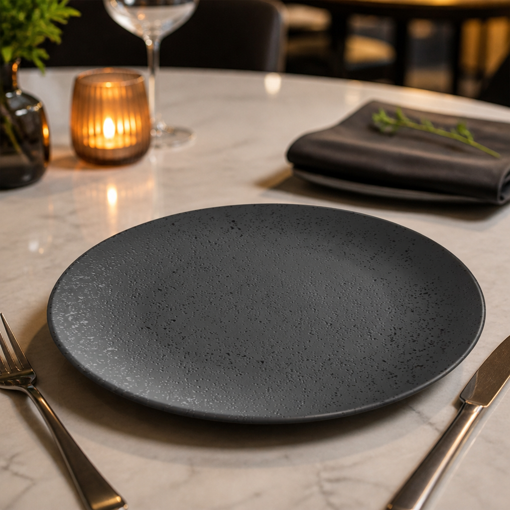 Coupe Plates 203mm Stoneware for Dining Experiences (Pack of 6)