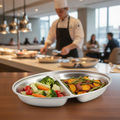 Stainless Steel Oval Vegetable Dish 200mm for Buffets