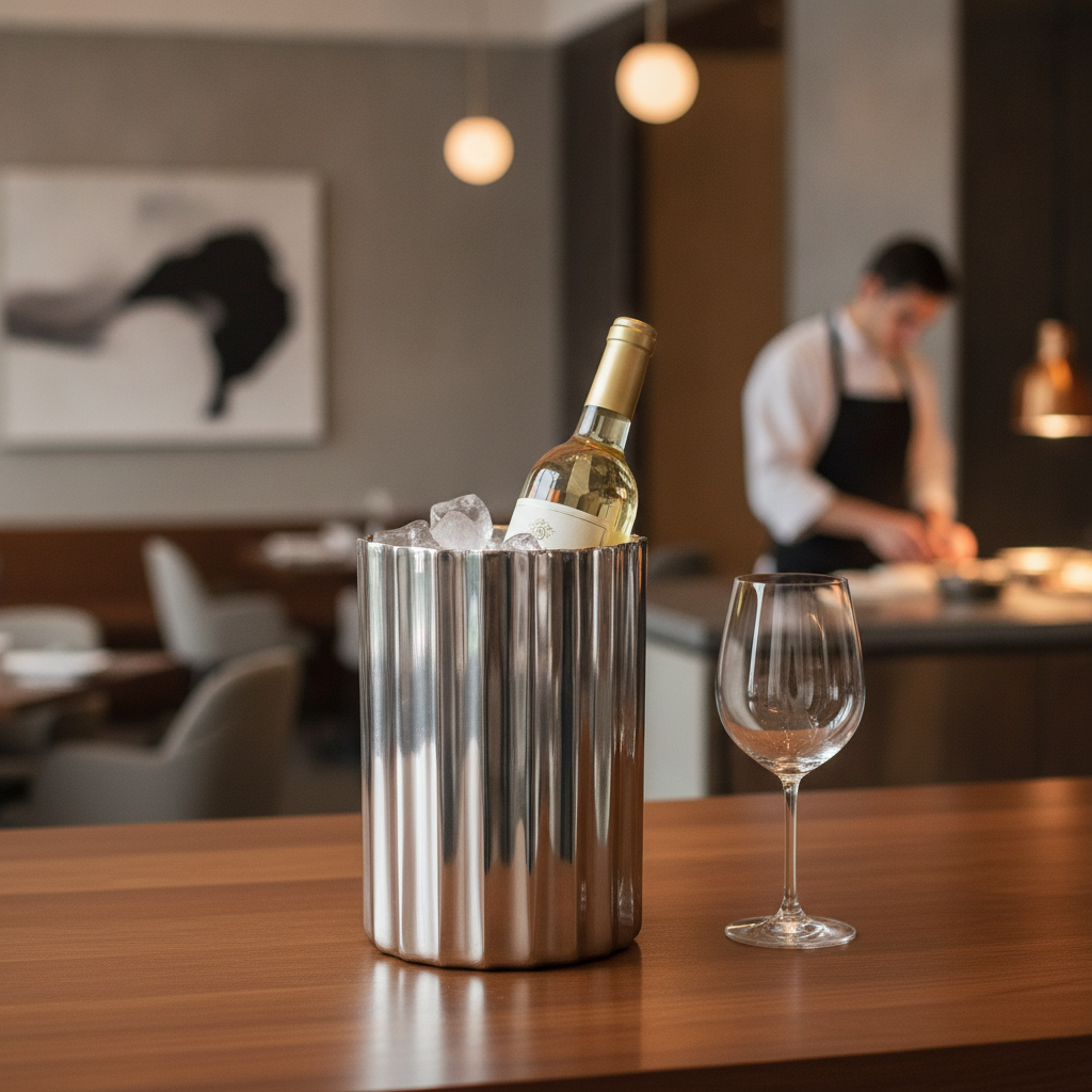 Stainless Steel Wine Cooler 192mm for Home Use