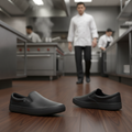 Leather Slip-Resistant Shoes for Hospitality (Sizes 5-11)