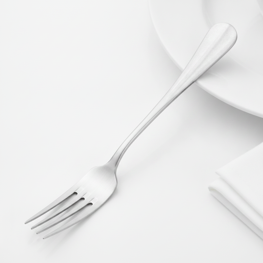 Stainless Steel Cocktail Forks with Matte Finish for Elegant Dining (Pack of 12)