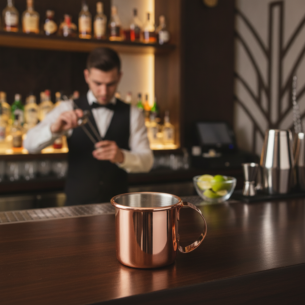 Copper-Plated Straight Jigger 25ml/50ml for Bars & Pubs
