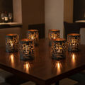 Metal Table Lamp 80mm x 102mm for Restaurants & Events (Pack of 6)