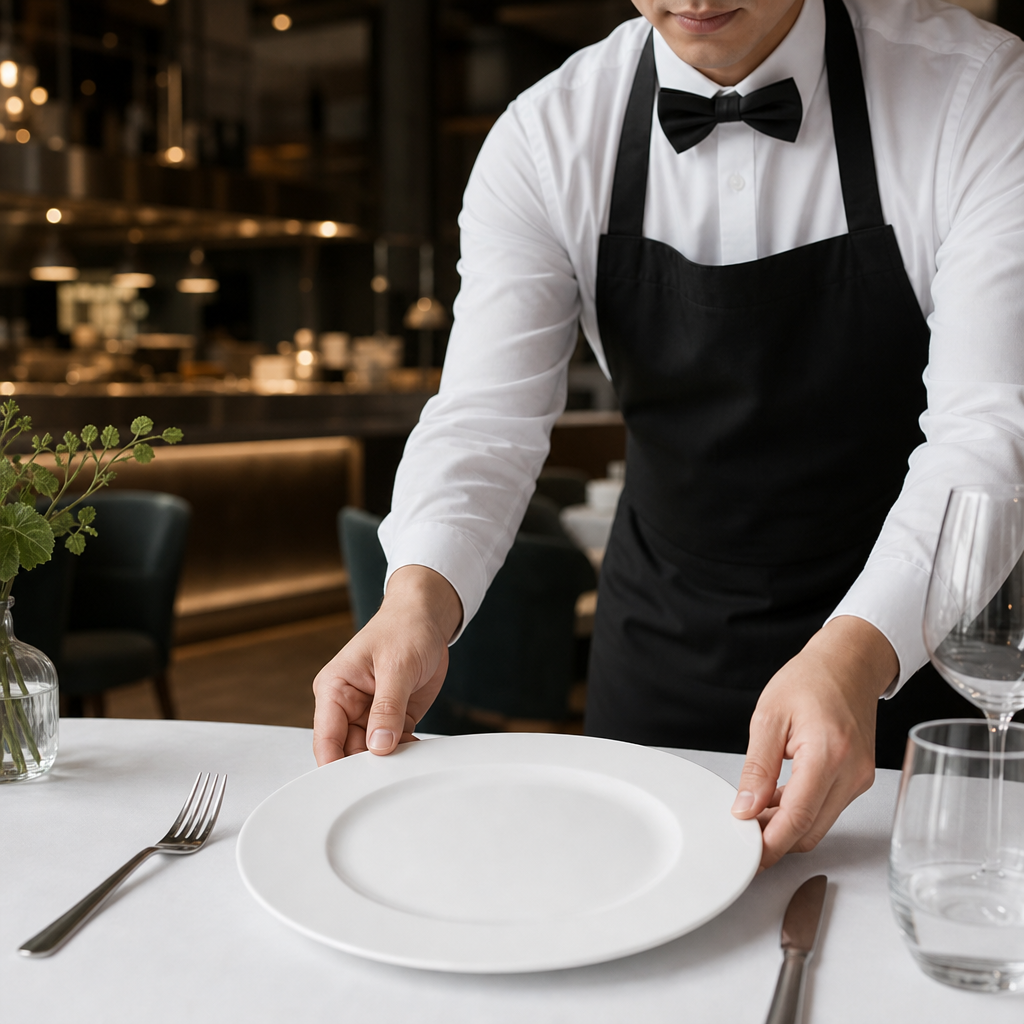 Standard Rim Plates 317mm Porcelain for Fine Dining (Pack of 6)