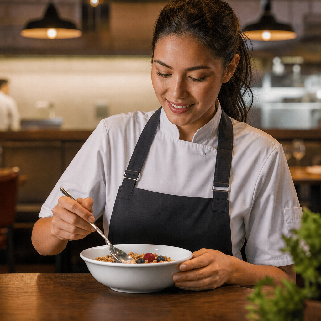 Cereal Bowls 165mm Vitrified Porcelain for Cafés & Restaurants (Pack of 12)