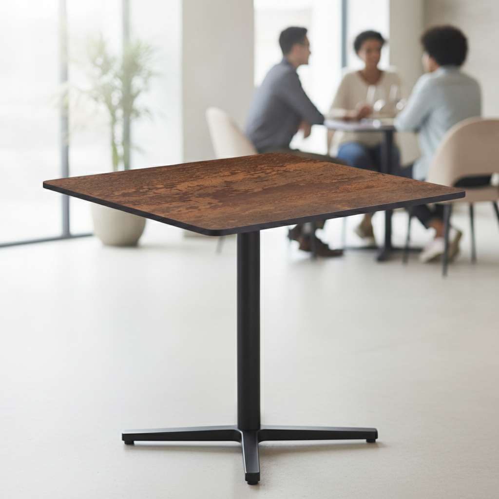 Laminate Vintage Copper Table Top 12mm for Hospitality Spaces