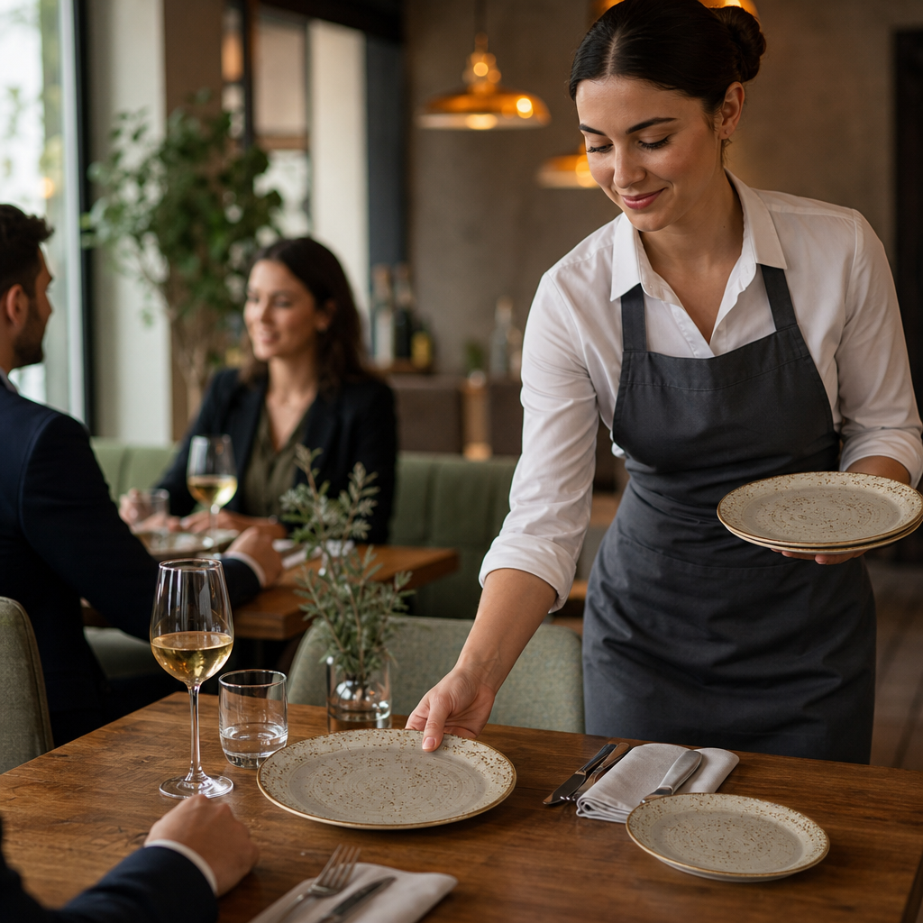 Coupe Plates 253mm Porcelain for Restaurants & Cafés (Pack of 24)