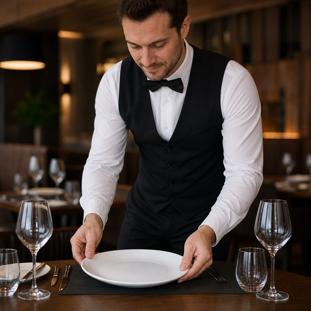 Coupe Plates 205mm Porcelain for Professional Catering (Pack of 6)