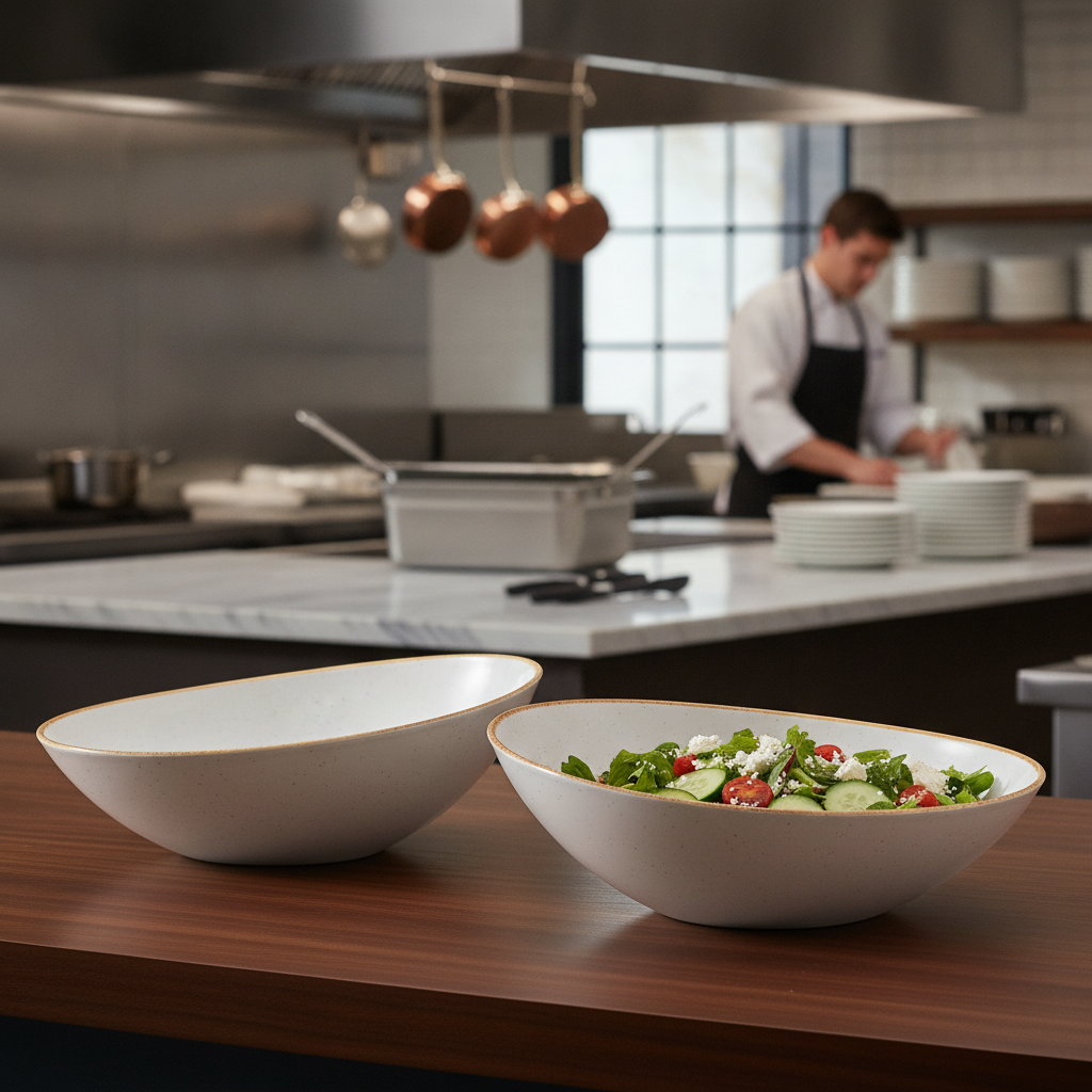 Melamine Buffet Bowl 360mm for Creative Tabletop Displays (Pack of 2)