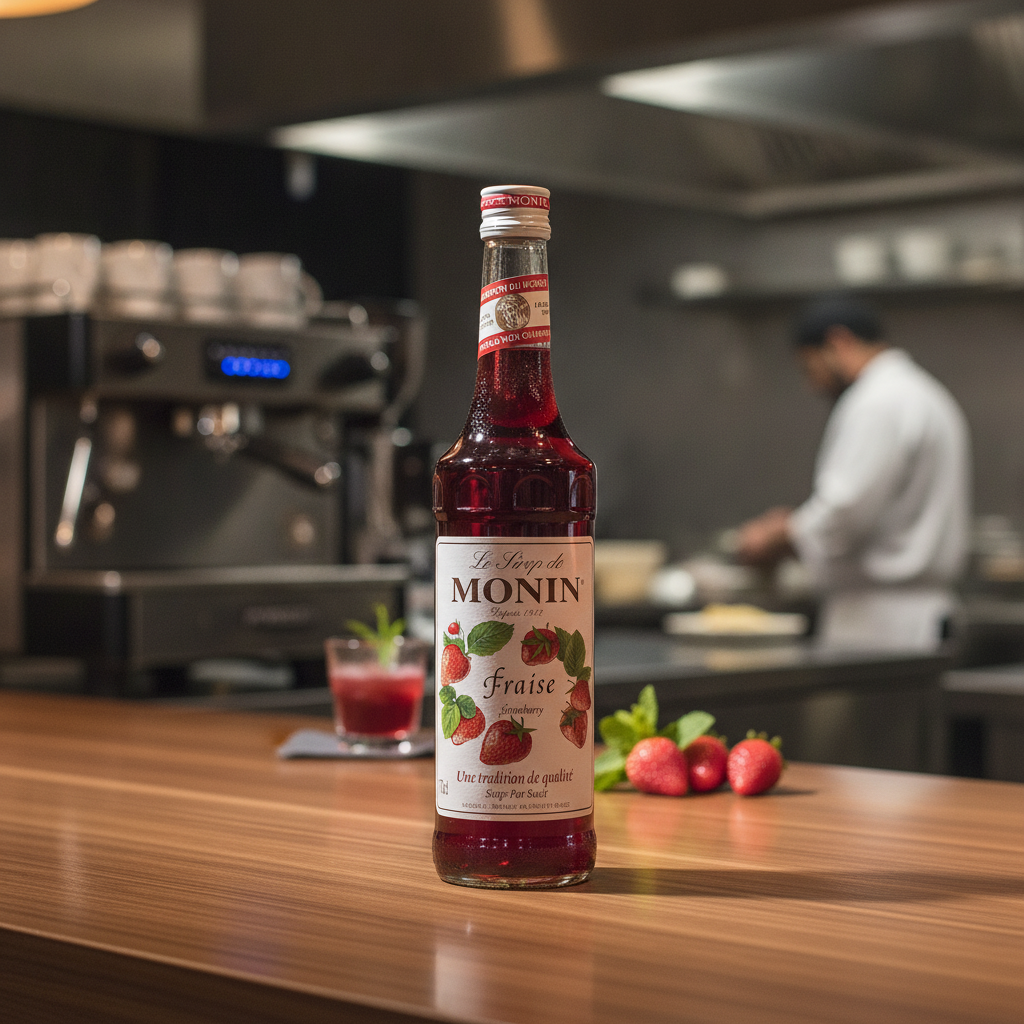 Natural Strawberry Syrup 700ml for Cocktails & Desserts