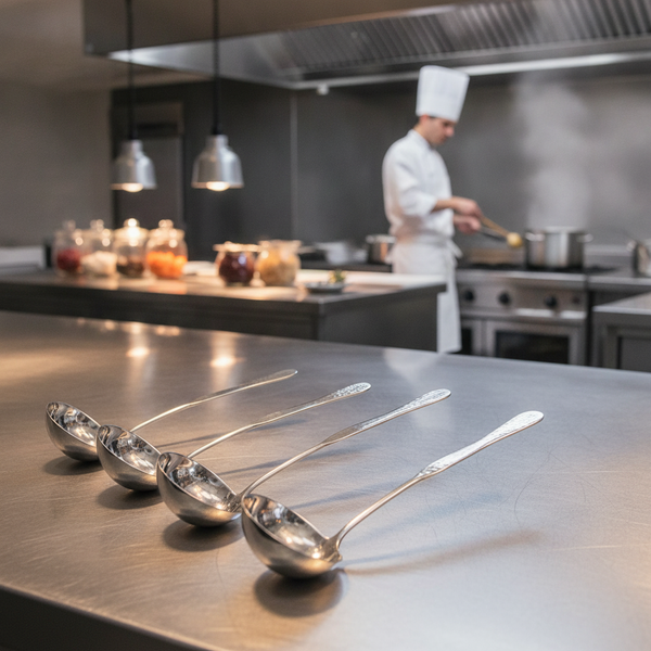 18/10 Stainless Steel Soup Ladle 118.29ml, pack of 6