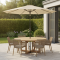 Aluminium Round Parasol 3m for Outdoor Use