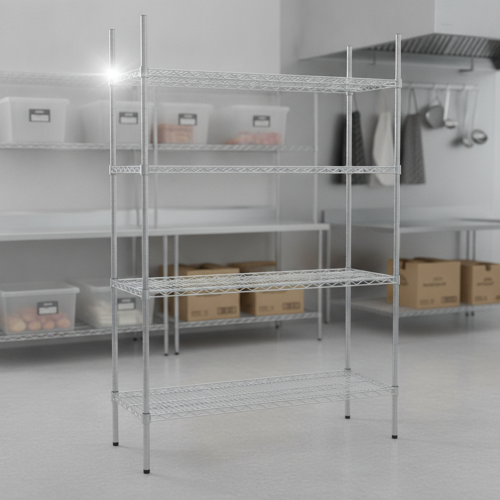 Zinc Coated Steel Wire Shelving Kit 1220x460mm for Storage Solutions