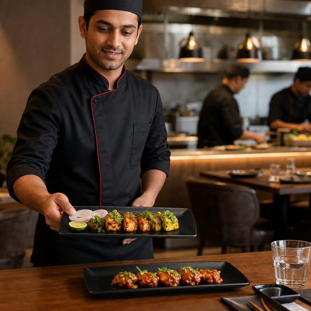 Rectangular Plates 330x165mm Black Melamine for Dining Occasions (Pack of 12)