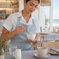 Sugar Bowl 227ml White Vitrified Ceramic for Coastal Cafés (Pack of 12)