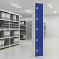 Powder Coated Steel Blue Lockers 300mm Deep for Secure Storage