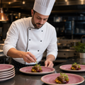 Alumina Plate 255mm Pink Vitrified Ceramic for Culinary (Pack of 12)