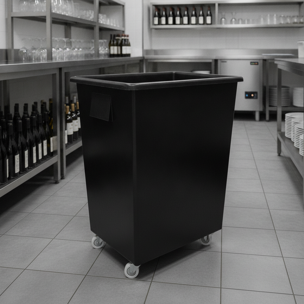 Polyethylene Bottle Skip 130L for Large-Scale Events
