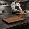 Oiled Acadia Wood Serving Board 250mm for Food Presentation