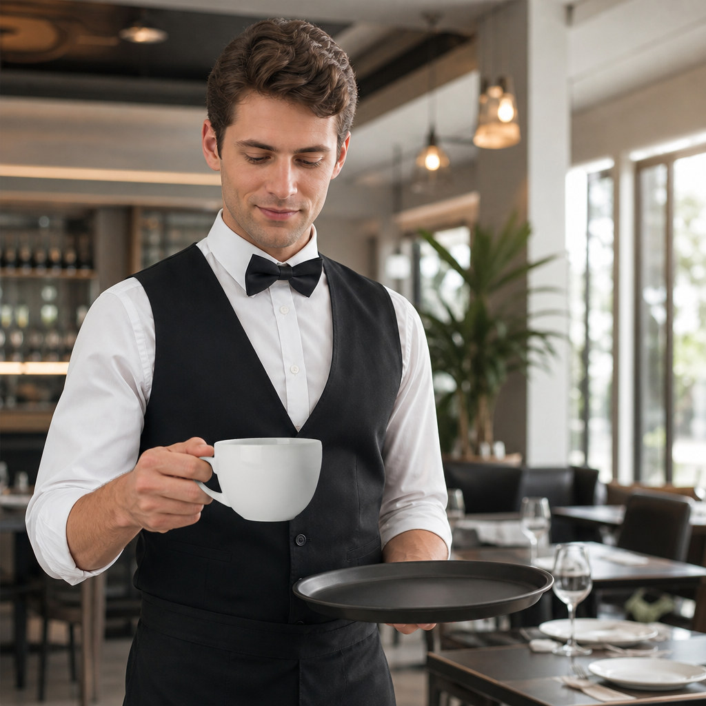 Porcelain Coffee Cups 251ml for High Volume Banqueting (Pack of 36)