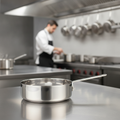 Stainless Steel Mini Saucepan 0.39L for Fine Dining