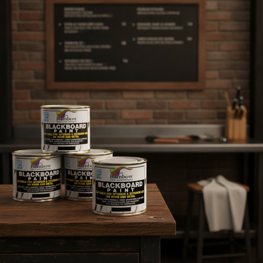 Black Blackboard Paint 250ml for Interior & Exterior Use