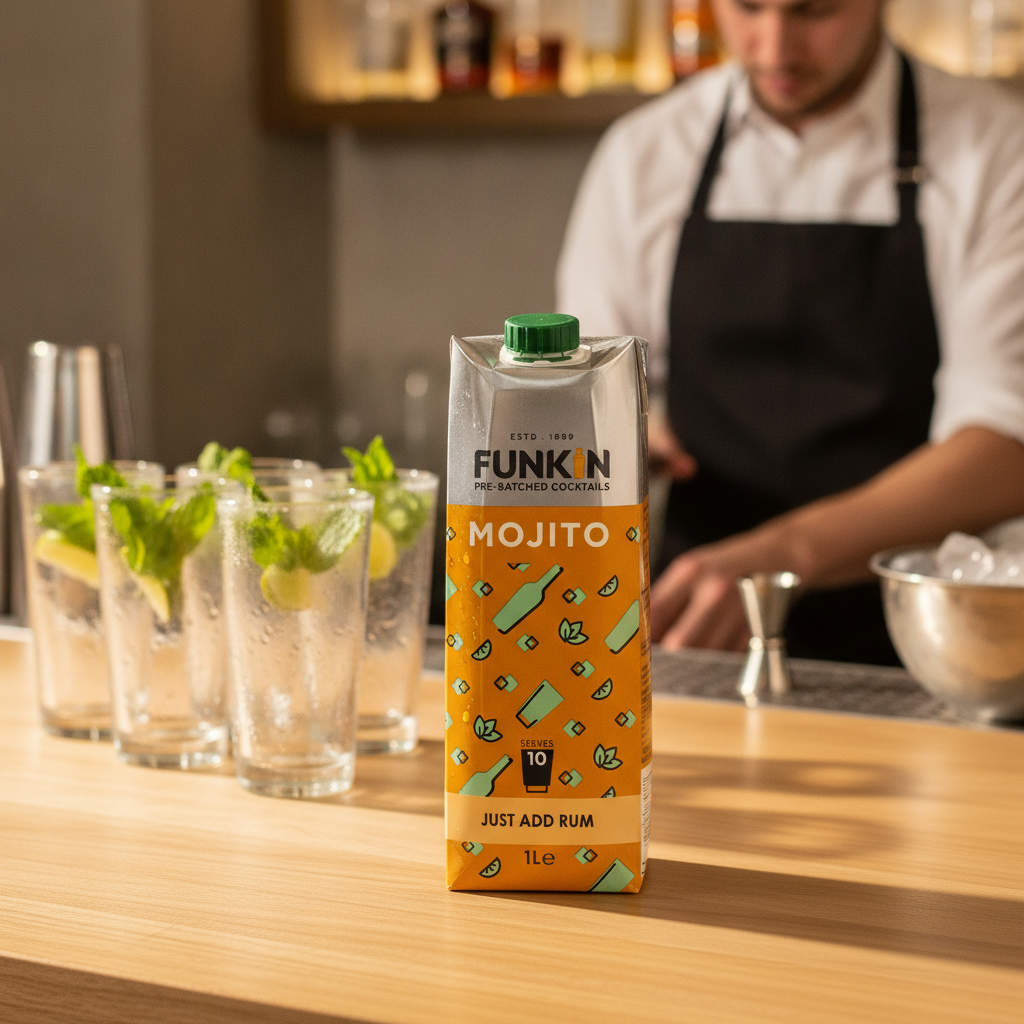 Mojito Mixer with Natural Lime and Mint for Cocktails (1L)