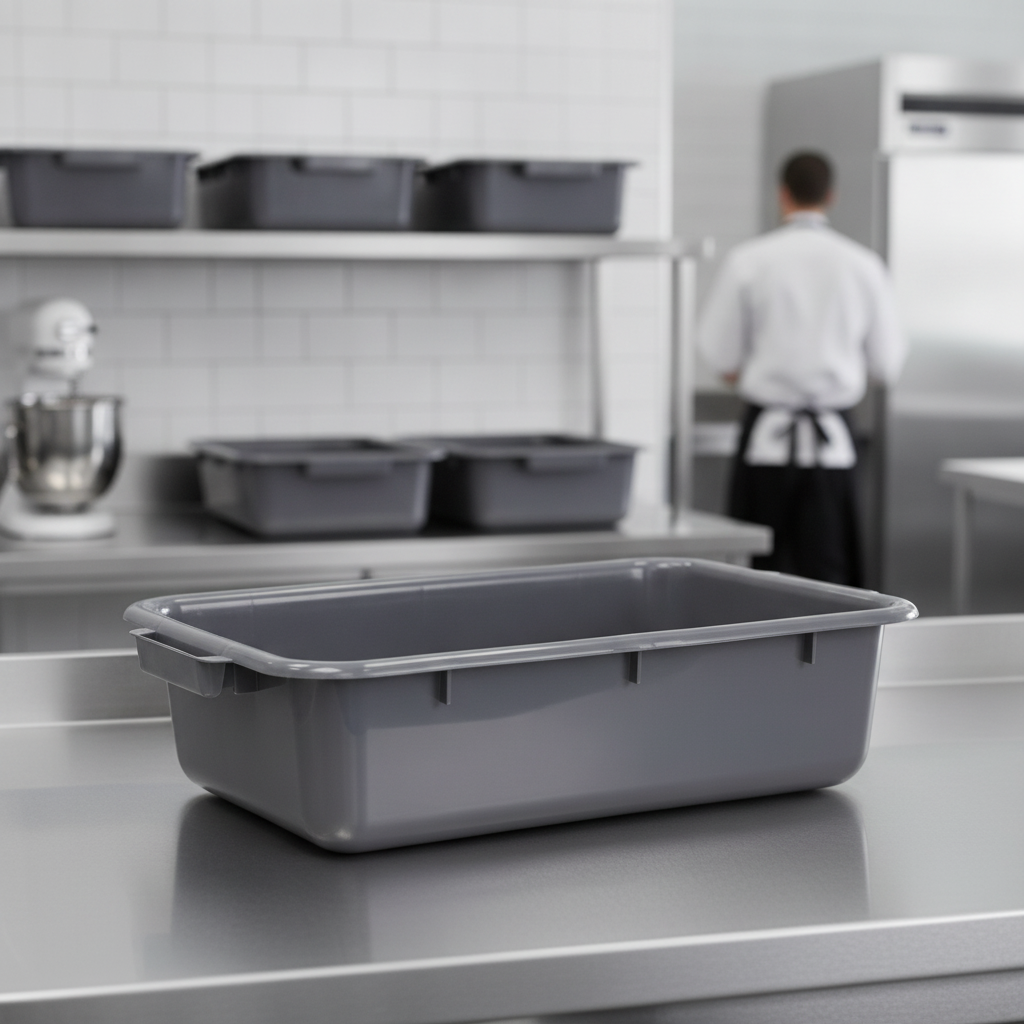 Plastic Tote Box 18L for Efficient Food Storage