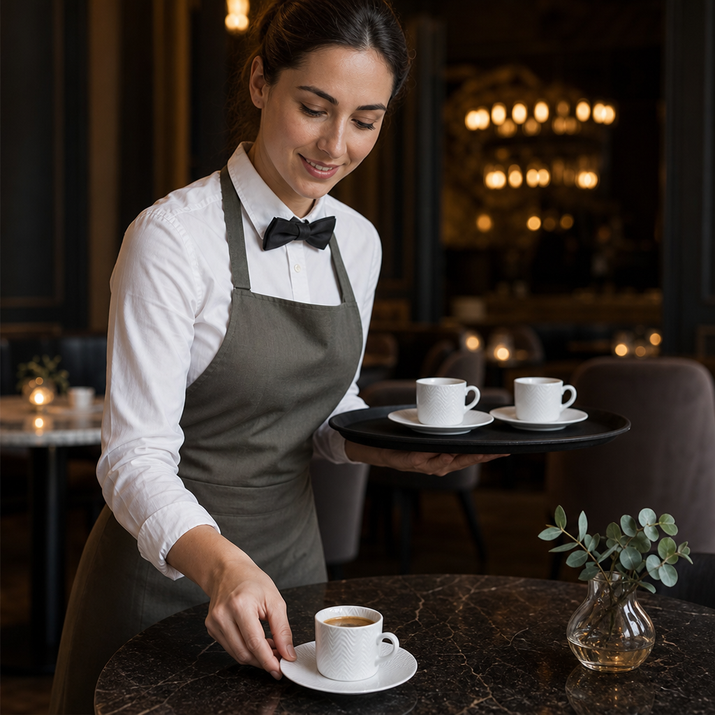 Coupe Espresso Saucers 120mm Bone China for Upscale Dining (Pack of 12)