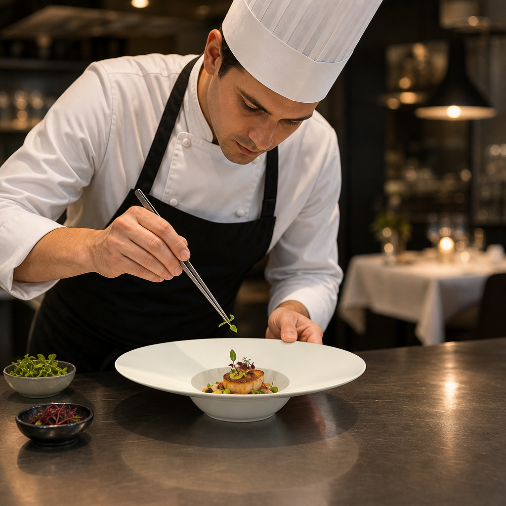 Rimmed Bowls 310mm Porcelain for Fine Dining (Pack of 6)