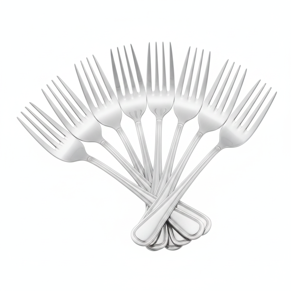 Stainless Steel Table Forks 208mm for Restaurants (Pack of 12)