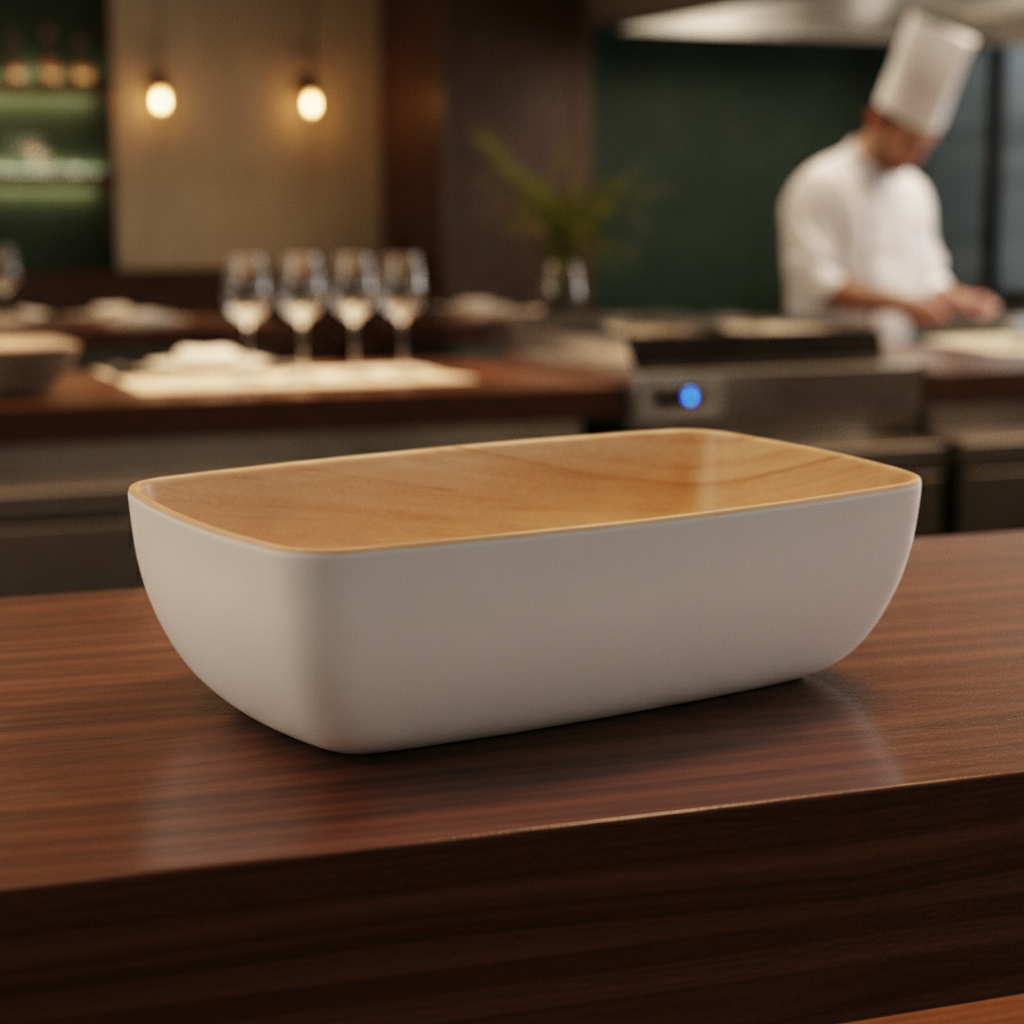 Melamine White Bowl GN1/4 for Sharing Platters
