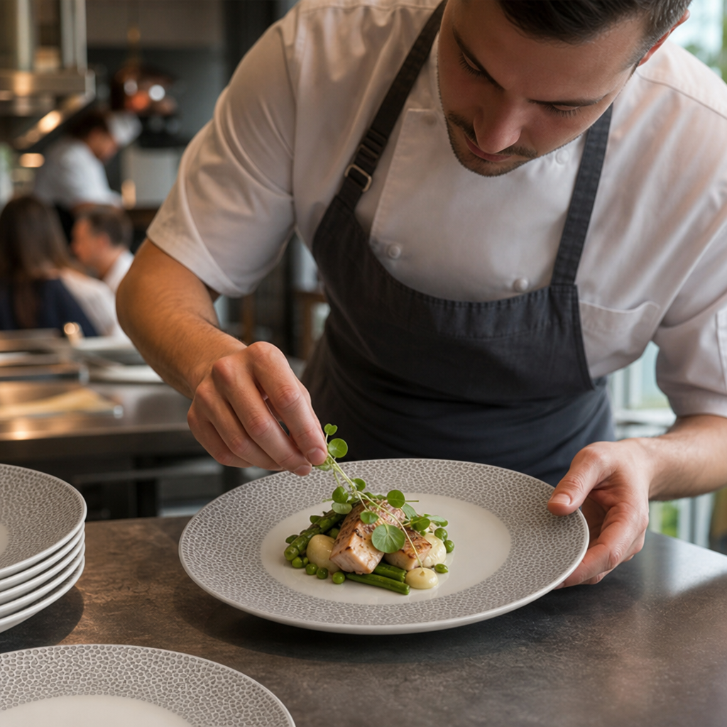 Deep Coupe Plates Shale 281mm Grey Porcelain for Catering (Pack of 12)
