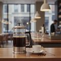Stainless Steel 3-Cup Cafetiere 350ml for Coffee & Tea Service