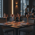 Aluminium Alloy Cordless Table Lamp 260mm for Hospitality Spaces (Pack of 6)