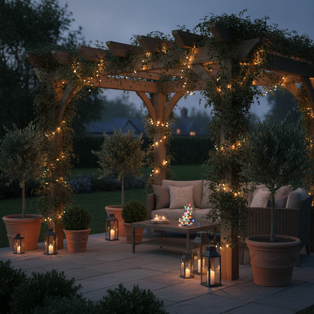 Multi-Coloured LED String Lights 37m for Indoor & Outdoor Use