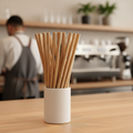 Kraft Paper Smoothie Straws 210mm for Eco-Friendly Service (Pack of 250)