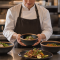 Melamine Serving Bowl 160mm in Brown for Catering & Hospitality