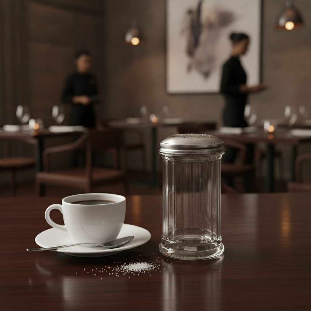 Glass Sugar Pourer 340ml for Coffee Service