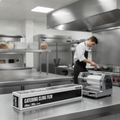 Heavy Duty Clear Cling Film 440mm for Catering Use (300m Roll)