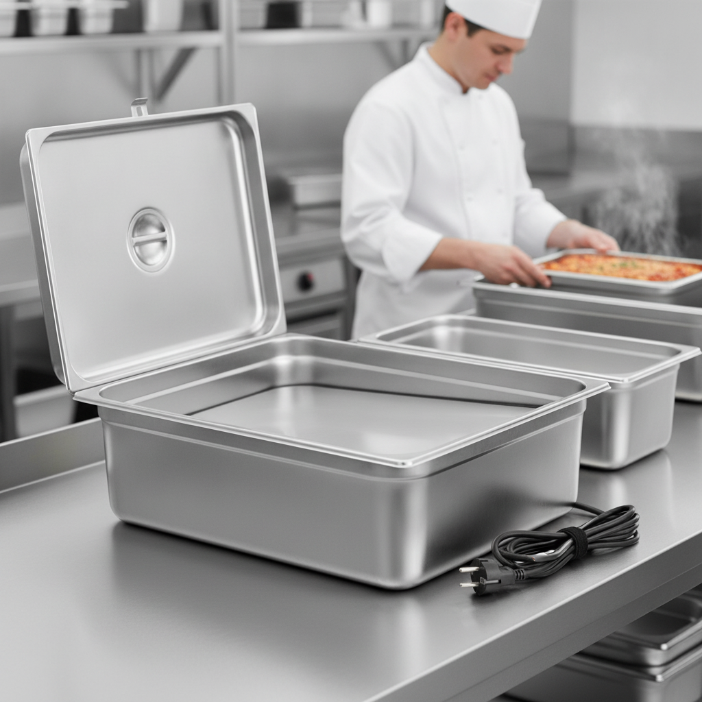 Steel Electric Heater for GN 1/1 Food Pan Carriers